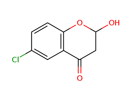 4H-1-Benzopyran-4-one, 6-chloro-2,3-dihydro-2-hydroxy-