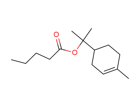 Pentanoic acid,1-methyl-1-(4-methyl-3-cyclohexen-1-yl)ethyl ester