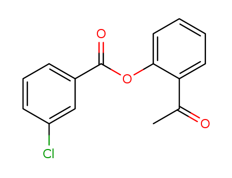 Benzoic acid, 3-chloro-, 2-acetylphenyl ester