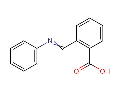 Molecular Structure of 29337-71-1 (2-phenyliminomethyl-benzoic acid)