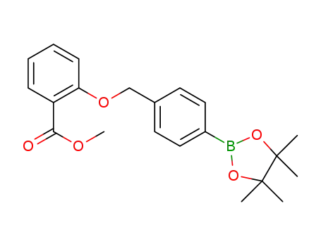 methyl 2-((4-(4,4,5,5-tetramethyl-1,3,2-dioxaborolan-2-yl)benzyl)oxy)benzoate