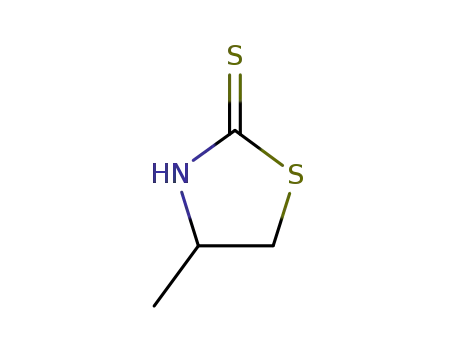 Molecular Structure of 1437-89-4 (4-methylthiazolidine-2-thione)