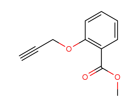 Molecular Structure of 59155-84-9 (METHYL 2-(2-PROPYNYLOXY)BENZENECARBOXYLATE)