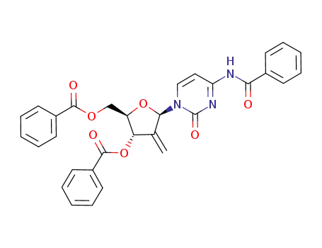Cytidine, N-benzoyl-2^-deoxy-2^-Methylene-,3^,5^-dibenzoate(9CI)