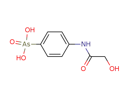Molecular Structure of 144-87-6 (4-(glycolloylamino)phenylarsonic acid)