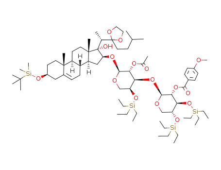 C<sub>73</sub>H<sub>128</sub>O<sub>16</sub>Si<sub>4</sub>