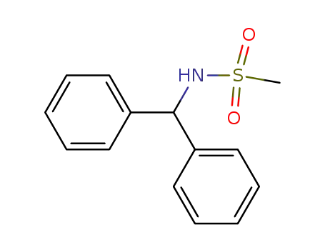 Molecular Structure of 5408-20-8 (N-benzhydrylmethanesulfonamide)
