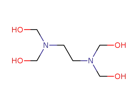 Molecular Structure of 98756-99-1 (N,N,N',N'-tetrakis(hydroxymethyl)ethanediamine)