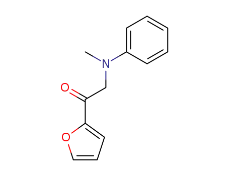 Molecular Structure of 76007-17-5 (2-N-methylanilinoacetylfuran)