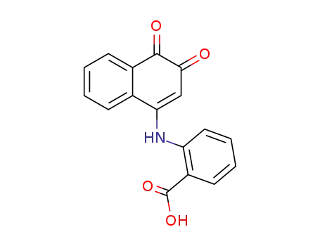 Molecular Structure of 304475-22-7 (<i>N</i>-(3,4-dioxo-3,4-dihydro-[1]naphthyl)-anthranilic acid)