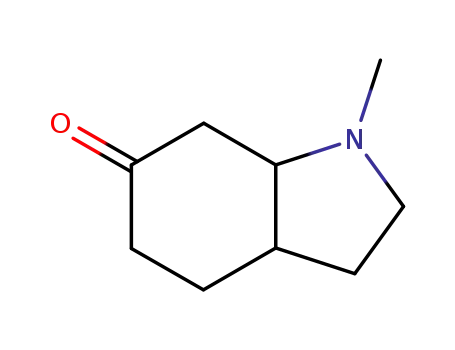 Molecular Structure of 67175-84-2 (N-Methyl-6-ketooctahydroindol)