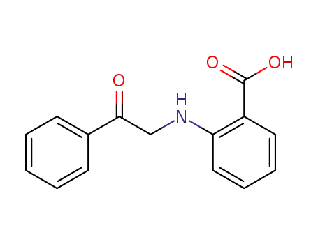 Molecular Structure of 732-64-9 (Benzoic acid, 2-[(2-oxo-2-phenylethyl)amino]-)