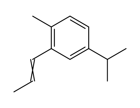 Benzene,1-methyl-4-(1-methylethyl)-2-(1-propen-1-yl)-