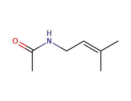 Molecular Structure of 73286-69-8 (Acetamide, N-(3-methyl-2-buten-1-yl)-)