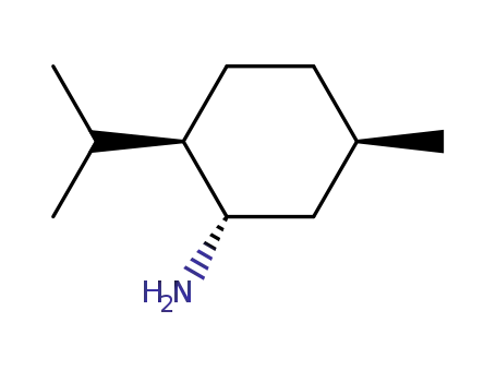 Molecular Structure of 787534-09-2 (Cyclohexanamine, 5-methyl-2-(1-methylethyl)-, (2R,5S)-rel- (9CI))