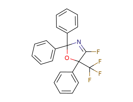 4-fluoro-2,2,5-triphenyl-5-(trifluoromethyl)-2,5-dihydro-1,3-oxazole