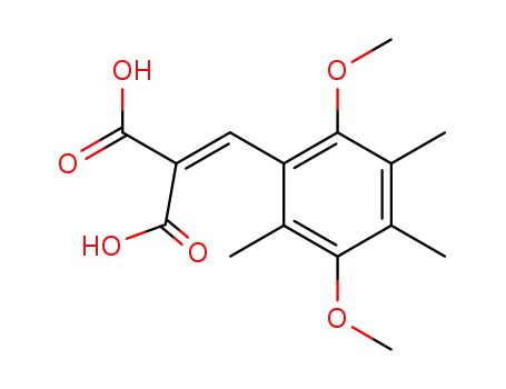 (2,5-dimethoxy-3,4,6-trimethyl-benzylidene)-malonic acid
