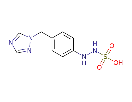 Molecular Structure of 1034806-43-3 (4-(1H-1,2,4-triazol-1-ylmethyl)phenylhydrazinesulfonic acid)