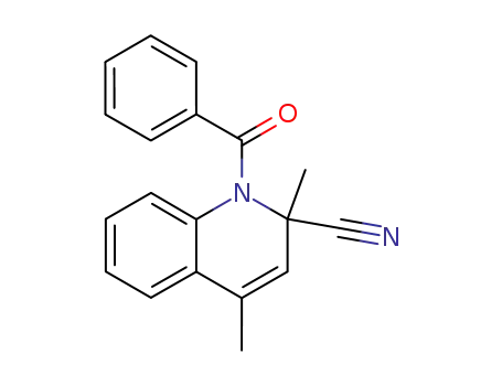 1-benzoyl-2,4-dimethyl-1,2-dihydro-quinoline-2-carbonitrile
