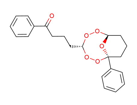 Molecular Structure of 72328-13-3 (1-phenyl-4-exo-(3-benzoylpropyl)-2,3,5,6,11-pentaoxabicyclo<5.3.1>undecane)