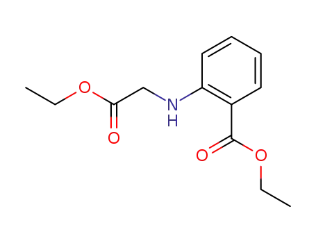 Molecular Structure of 56424-75-0 (ethyl 2-[(2-ethoxy-2-oxo-ethyl)amino]benzoate)
