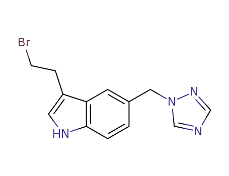 5-((1H-1,2,4-triazol-1-yl)methyl)-3-(2-bromoethyl)-1H-indole