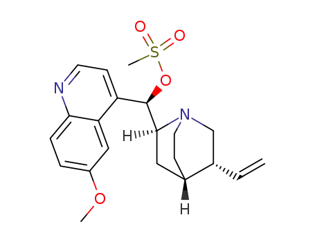 Molecular Structure of 249731-47-3 (quinine 9O-methanesulfonate)