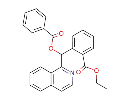 2-(benzoyloxyisoquinol-1-ylmethyl)benzoate