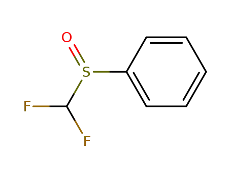 Molecular Structure of 24933-64-0 (Benzene, [(difluoromethyl)sulfinyl]-)