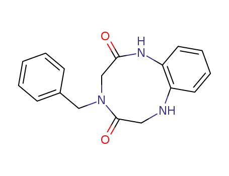 Molecular Structure of 130604-28-3 (4-benzyl-3,4,6,7-tetrahydro-1H-1,4,7-benzotriazonine-2,5-dione)