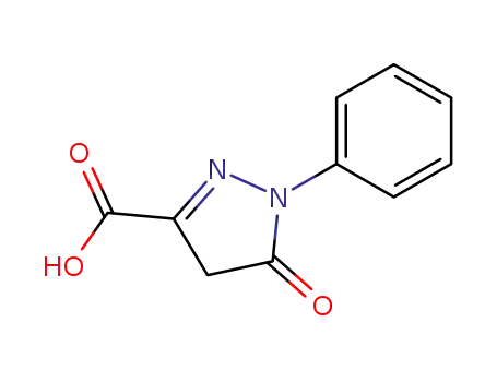 Molecular Structure of 119-18-6 (5-Oxo-1-phenyl-2-pyrazolin-3-carboxylic acid)