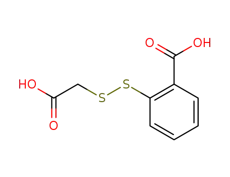 Molecular Structure of 108085-49-0 (2-carboxymethyldisulfanyl-benzoic acid)
