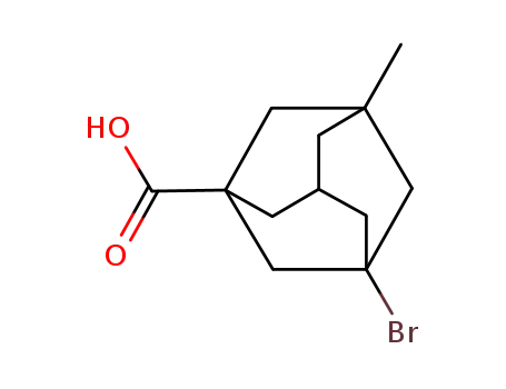 Molecular Structure of 14670-95-2 (3-BROMO-5-METHYLADAMANTANE-1-CARBOXYLIC ACID)