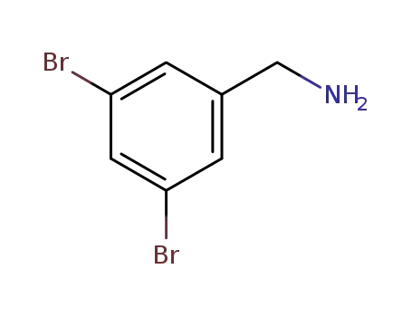 Molecular Structure of 771580-86-0 ((3,5-dibroMophenyl)MethanaMine)
