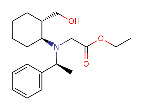 ethyl 2-(((1S,2S)-2-(hydroxymethyl)cyclohexyl)((S)-1-phenylethyl)amino)acetate