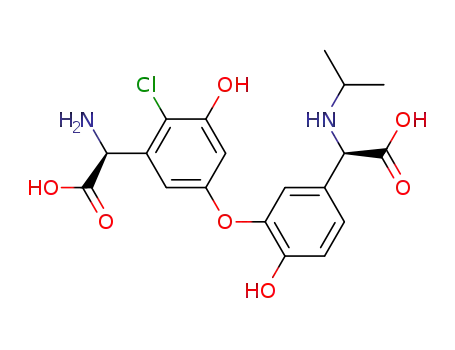 (S)-Amino-{5-[5-((R)-carboxy-isopropylamino-methyl)-2-hydroxy-phenoxy]-2-chloro-3-hydroxy-phenyl}-acetic acid