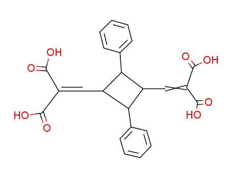 1<i>r</i>.3<i>t</i>-bis-(2.2-dicarboxy-vinyl)-2<i>c</i>.4<i>t</i>-diphenyl-cyclobutane