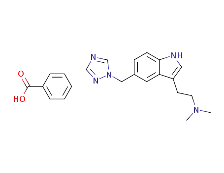 Molecular Structure of 145202-66-0 (Rizatriptan benzoate)