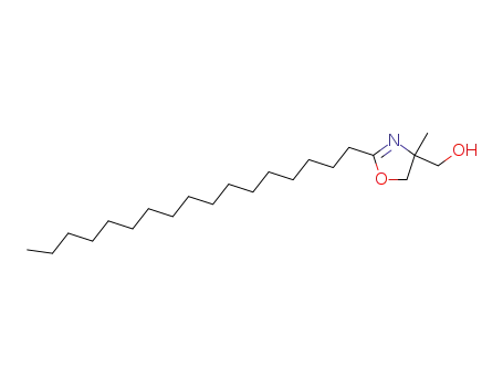 Molecular Structure of 14466-51-4 (2-heptadecyl-4-methyl-2-oxazoline-4-methanol)