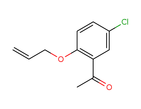 Molecular Structure of 186956-36-5 (1-(2-(allyloxy)-5-chlorophenyl)ethan-1-one)