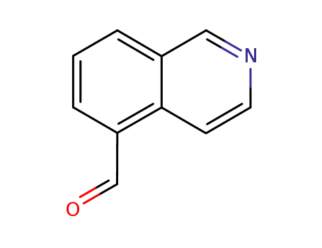 Molecular Structure of 80278-67-7 (ISOQUINOLINE-5-CARBALDEHYDE)