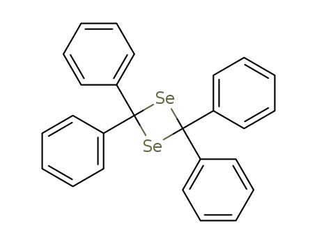 Molecular Structure of 128632-60-0 (2,2,4,4-tetraphenyl-1,3-diselenacyclobutane)