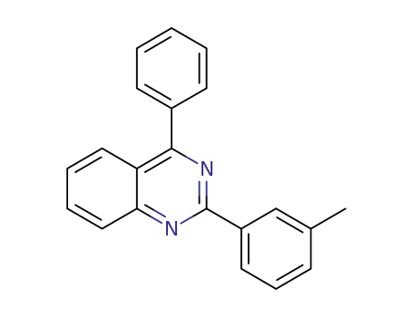 Molecular Structure of 1229610-01-8 (2-(3-methylphenyl)-4-phenyl-quinazoline)