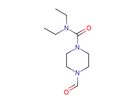 Molecular Structure of 139605-61-1 (1-Piperazinecarboxamide, N,N-diethyl-4-formyl-)