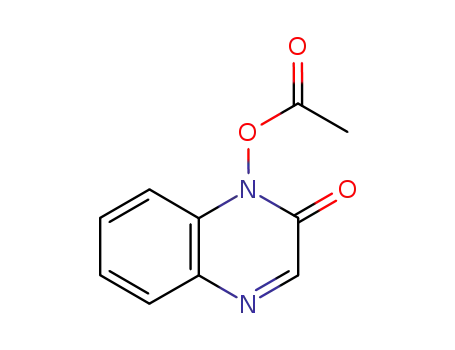 Molecular Structure of 111697-36-0 (2(1H)-Quinoxalinone, 1-(acetyloxy)-)