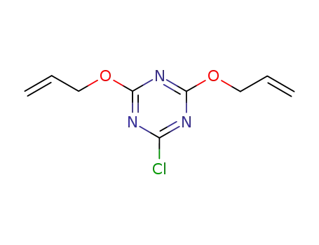 Molecular Structure of 14543-31-8 (2,4-bis(allyloxy)-6-chloro-1,3,5-triazine)