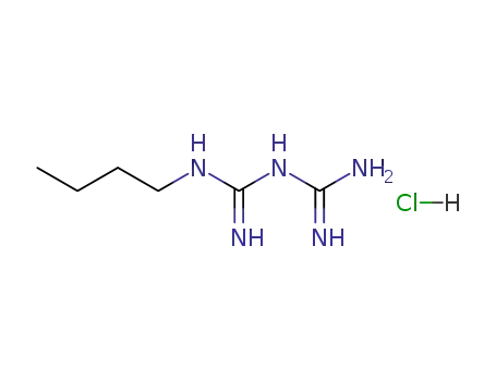 Molecular Structure of 1190-53-0 (BUTYL-BIGUANIDE HYDROCHLORIDE)