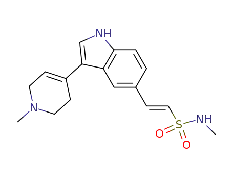 N-methyl-2-[3-(1,2,3,6-tetrahydro-1-methyl-4-pyridinyl)-1H-indol-5-yl]ethenesulphonamide