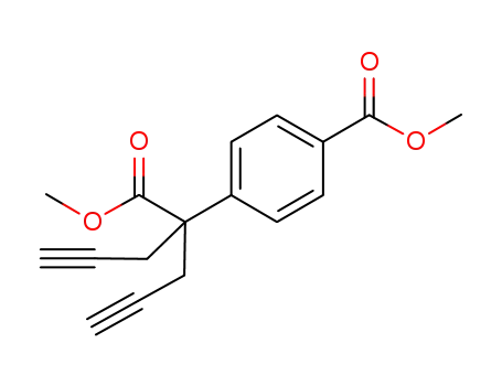 Molecular Structure of 1026380-17-5 (dipropargyl homoterephthalic acid dimethyl ester)