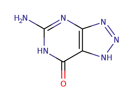 Molecular Structure of 134-58-7 (8-AZAGUANINE)